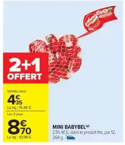 Carrefour Market Mini Babybel offre