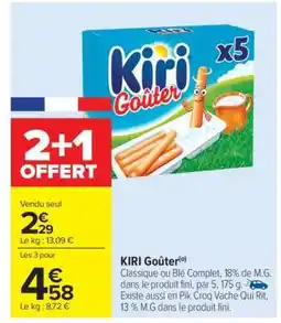 Carrefour Market Kiri Goûter offre