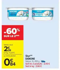 Carrefour Market Skyr(m) DANONE offre
