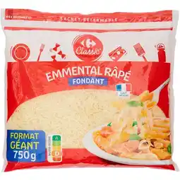 Carrefour CARREFOUR CLASSIC' Emmental râpé Format géant offre