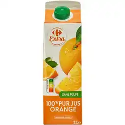 Carrefour CARREFOUR EXTRA Jus d'orange offre