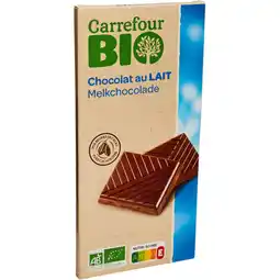 Carrefour CARREFOUR BIO SUR TOUTES LES TABLETTES DE CHOCOLAT offre