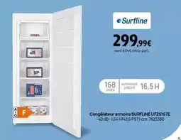 Darty Surfline - congelateur armoire ufzs167e offre