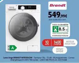 Darty Brandt - lave-linge wfb3040w offre