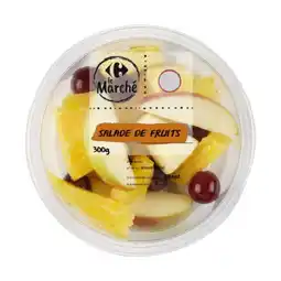 Carrefour CARREFOUR LE MARCHÉ SUR TOUS LES FRUITS DÉCOUPÉS offre