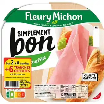 Carrefour FLEURY MICHON Jambon Simplement Bon offre