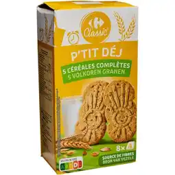 Carrefour CARREFOUR CLASSIC' Biscuits Petit déj' offre