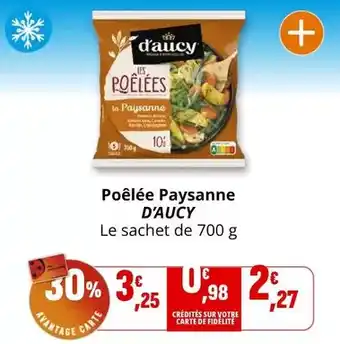 Coccinelle Supermarché D'aucy - poêlée paysanne offre