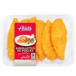 Carrefour ALDELIS Aiguillettes de poulet pané ALDELIS offre