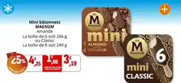 Coccinelle Supermarché Magnum - mini bâtonnets offre