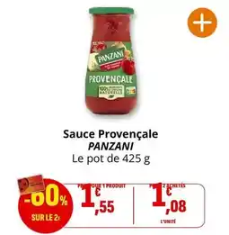 Coccinelle Supermarché Panzani - sauce provençale offre
