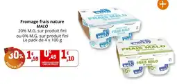 Coccinelle Supermarché Fini - fromage frais nature offre