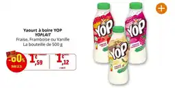 Coccinelle Supermarché Yoplait - yaourt à boire yop offre