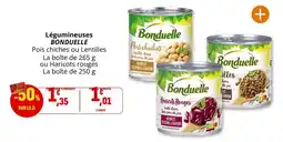 Coccinelle Supermarché Bonduelle - légumineuses offre