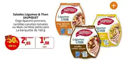 Coccinelle Supermarché Saupiquet - salades legumes & thon offre