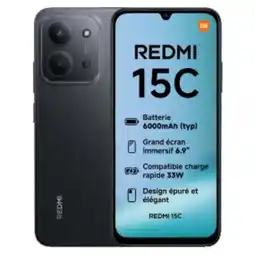 Carrefour XIAOMI Smartphone Redmi 15C 4G offre