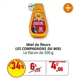 Coccinelle Supermarché Les compagnons du miel - miel de fleurs offre