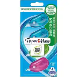 Carrefour PAPER MATE 4 mini rubans correcteurs offre