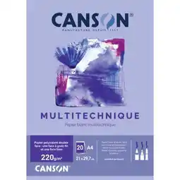 Carrefour CANSON Bloc dessin Mixed Media offre