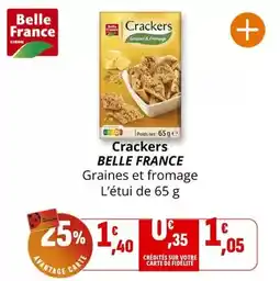 Coccinelle Supermarché Belle france - crackers offre