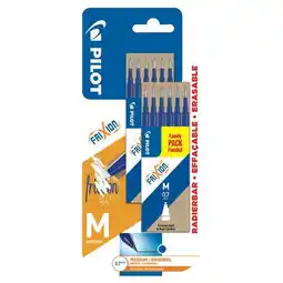 Carrefour PILOT 12 recharges Frixion bleu offre