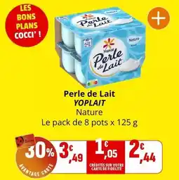 Coccinelle Express Yoplait - perle de lait offre