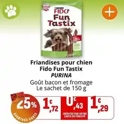 Coccinelle Supermarché Purina - friandises pour chien fido fun tastix offre