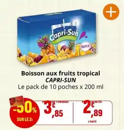 Coccinelle Express Capri sun - boisson aux fruits tropical offre