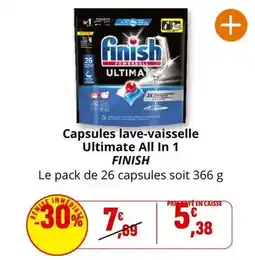 Coccinelle Express Finish - capsules lave-vaisselle ultimate all in 1 offre