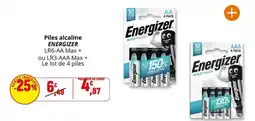 Coccinelle Supermarché Energizer - piles alcaline offre