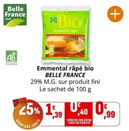 Coccinelle Express Belle france - emmental rape bio offre