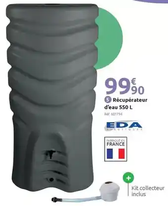 Mr Bricolage Eda - récupérateur d'eau 550 l offre