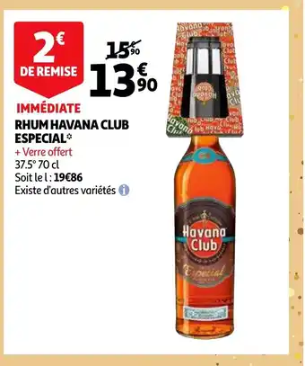 Auchan Supermarché Rhum Havana Club offre