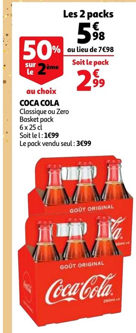 Auchan Supermarché Coca-Cola offre