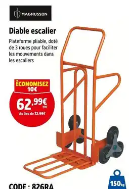 Screwfix MAGNUSSON Diable escalier offre