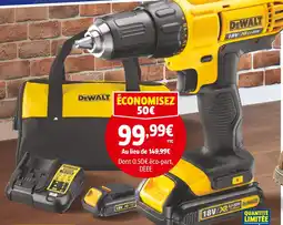 Screwfix DEWALT Perceuse visseuse sans fil XR DCD771S2-QW 18V Li-Ion offre