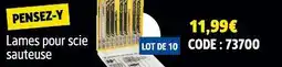 Screwfix Lames pour scie sauteuse offre