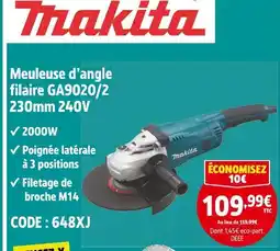 Screwfix Makita Meuleuse d'angle filaire GA9020/2 offre
