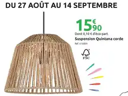 Mr Bricolage Suspension quintana corde offre