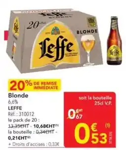 METRO Leffe - blonde offre