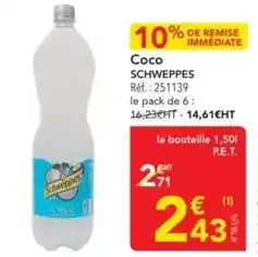 METRO Schweppes - coco offre