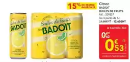 METRO Badoit - citron offre
