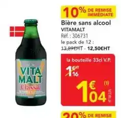 METRO Vitamalt - bière sans alcool offre