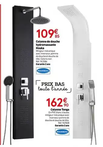 Colonne De Douche Hydromassante Houka