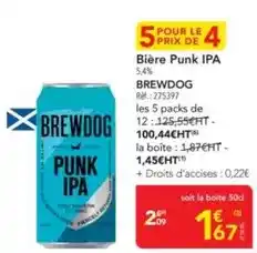 METRO Brewdog - bière punk ipa offre