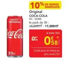 METRO Coca cola - original offre