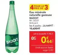 METRO Badoit - eau minérale naturelle gazeuse offre