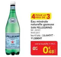 METRO San pellegrino - eau minérale naturelle gazeuse offre
