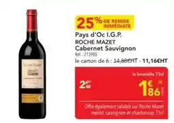 METRO Roche mazet - pays d'oc i.g.p. cabernet sauvignon offre