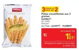 METRO Kambly - flûtes croustillantes aux 3 graines offre